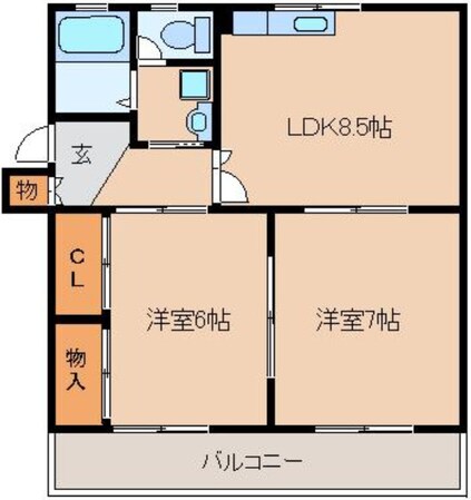 シェル幹の物件間取画像